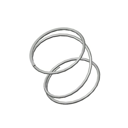 Approved Vendor Compression Spring, O=1.562, L= 1.38, W= .072 G909973143